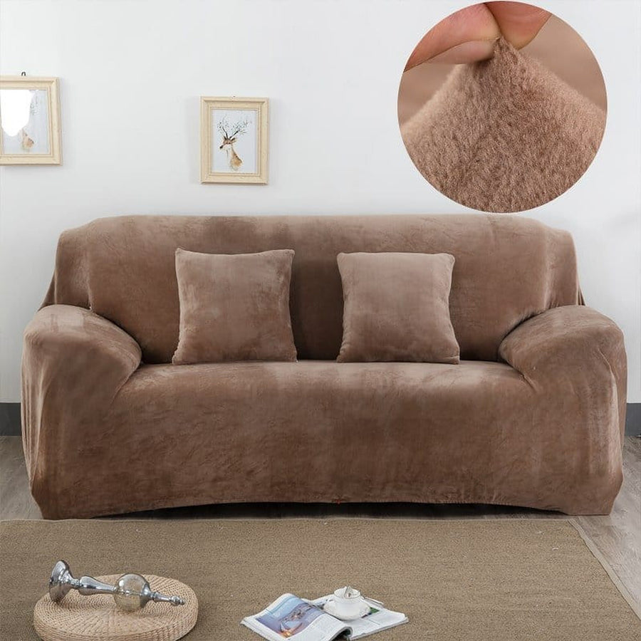 Sofa Cover – Velvet – Honey