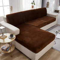 Sofa Cushion Cover – Velvet Plush – Espresso