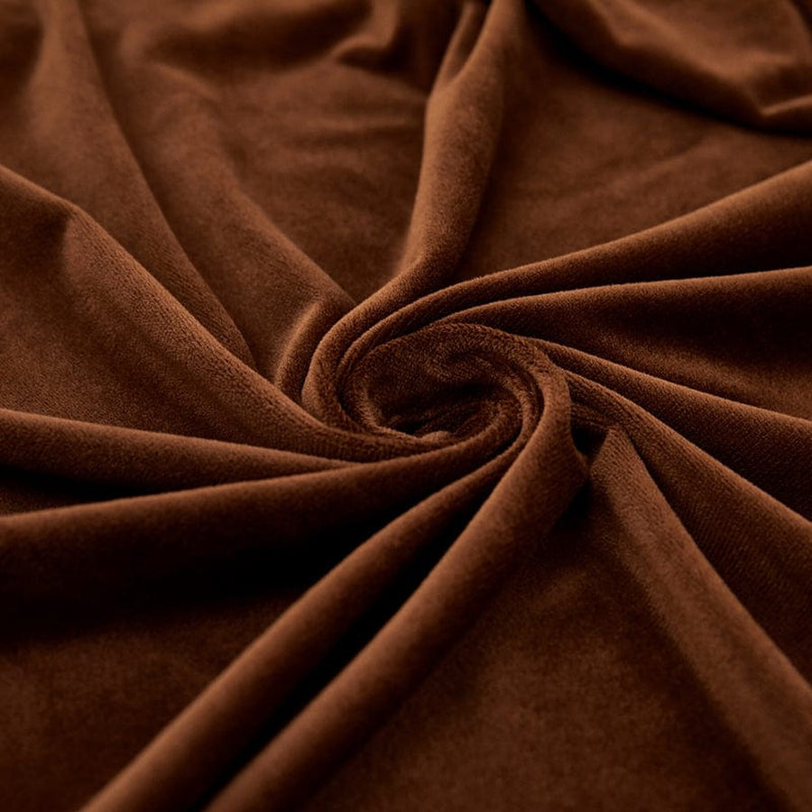 Sofa Cushion Cover – Velvet Plush – Espresso