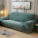 Sofa Cover – Velvet Plush – Sage Mist