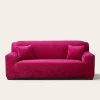 Sofa Cover – Velvet – Fuchsia
