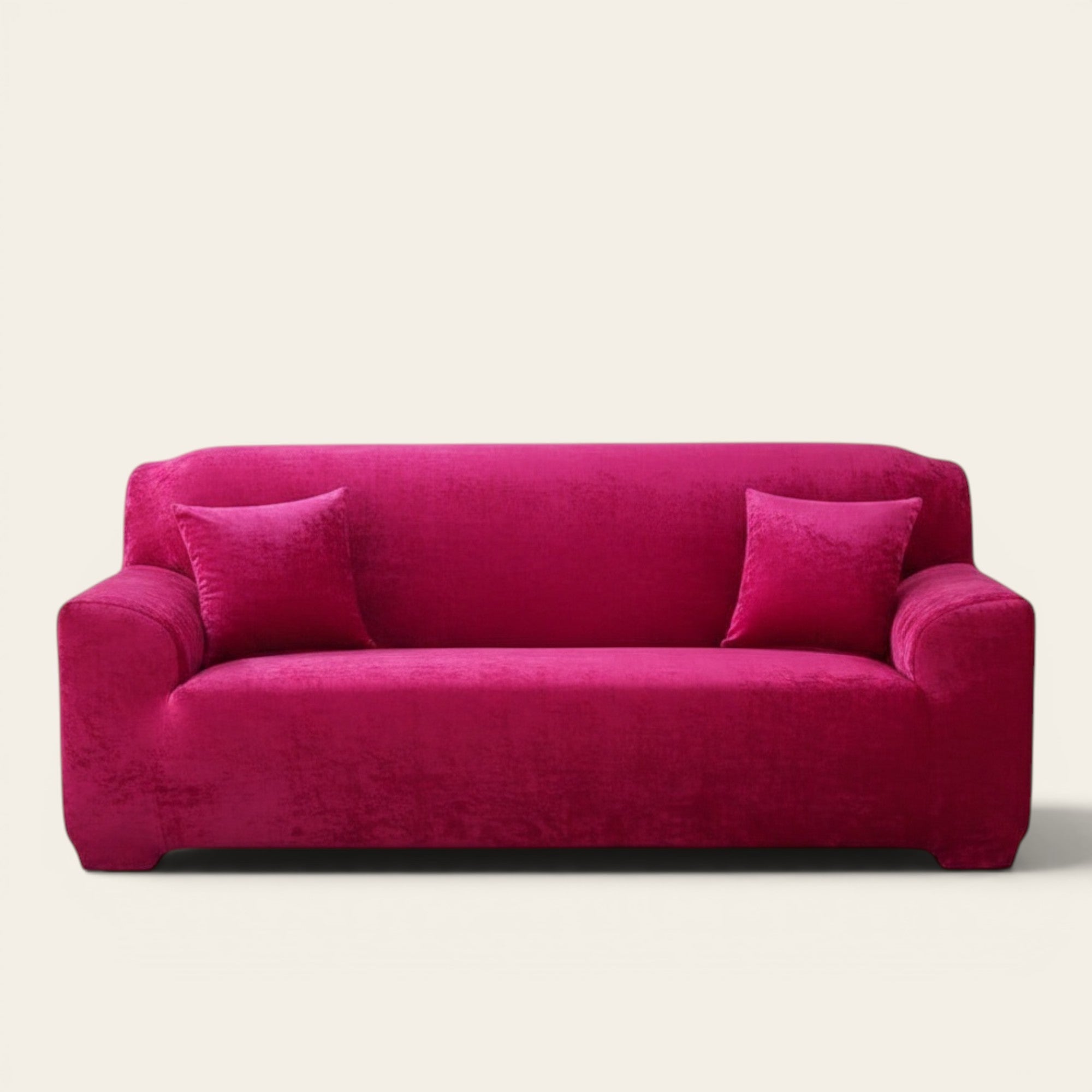 Sofa Cover – Velvet – Fuchsia