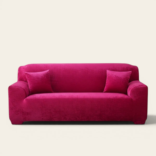Sofa Cover – Velvet – Fuchsia