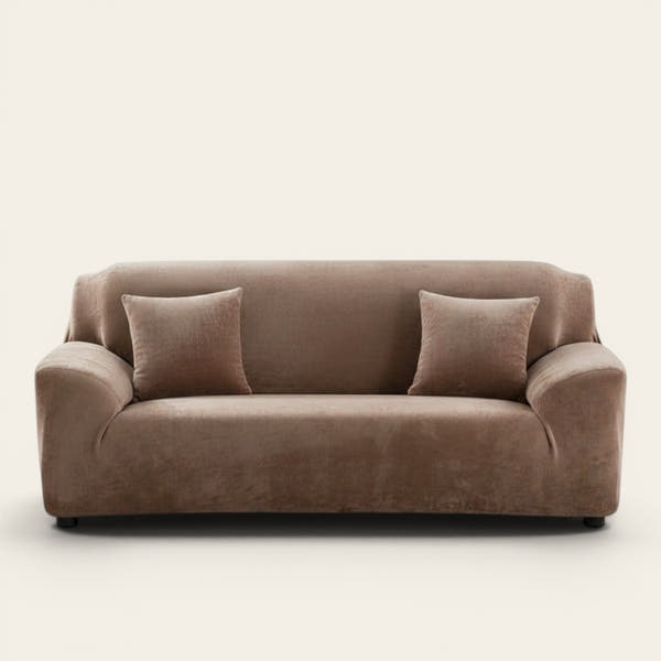 Sofa Cover – Velvet – Honey