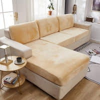 Sofa Cushion Cover – Velvet Plush – Honey