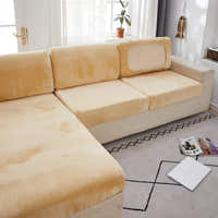 Sofa Cushion Cover – Velvet Plush – Honey