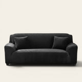 Sofa Cover – Velvet – Ink Black