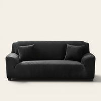 Sofa Cover – Velvet – Ink Black
