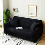 Sofa Cover – Velvet – Ink Black