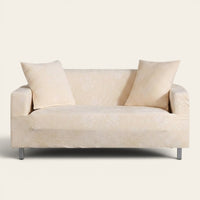 Sofa Cover – Velvet – Ivory Cream