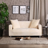 Sofa Cover – Velvet – Ivory Cream