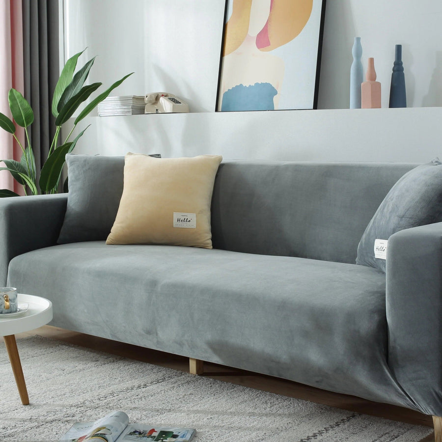 Sofa Cover – Velvet – Teal Deep
