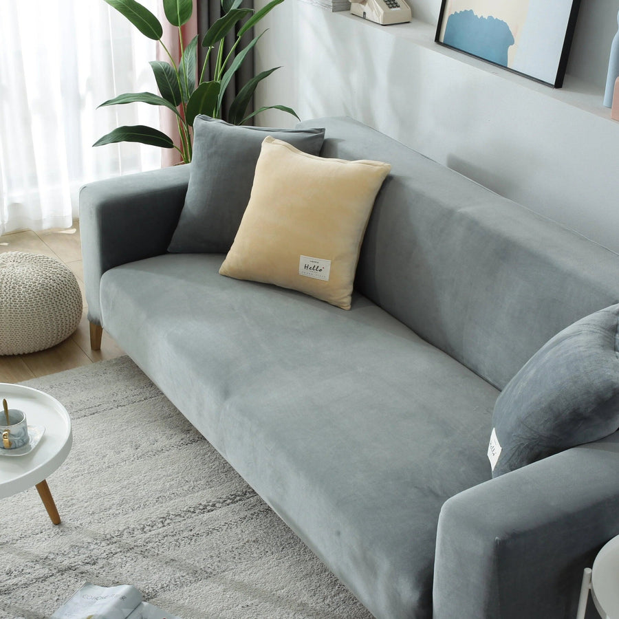 Sofa Cover – Velvet – Teal Deep