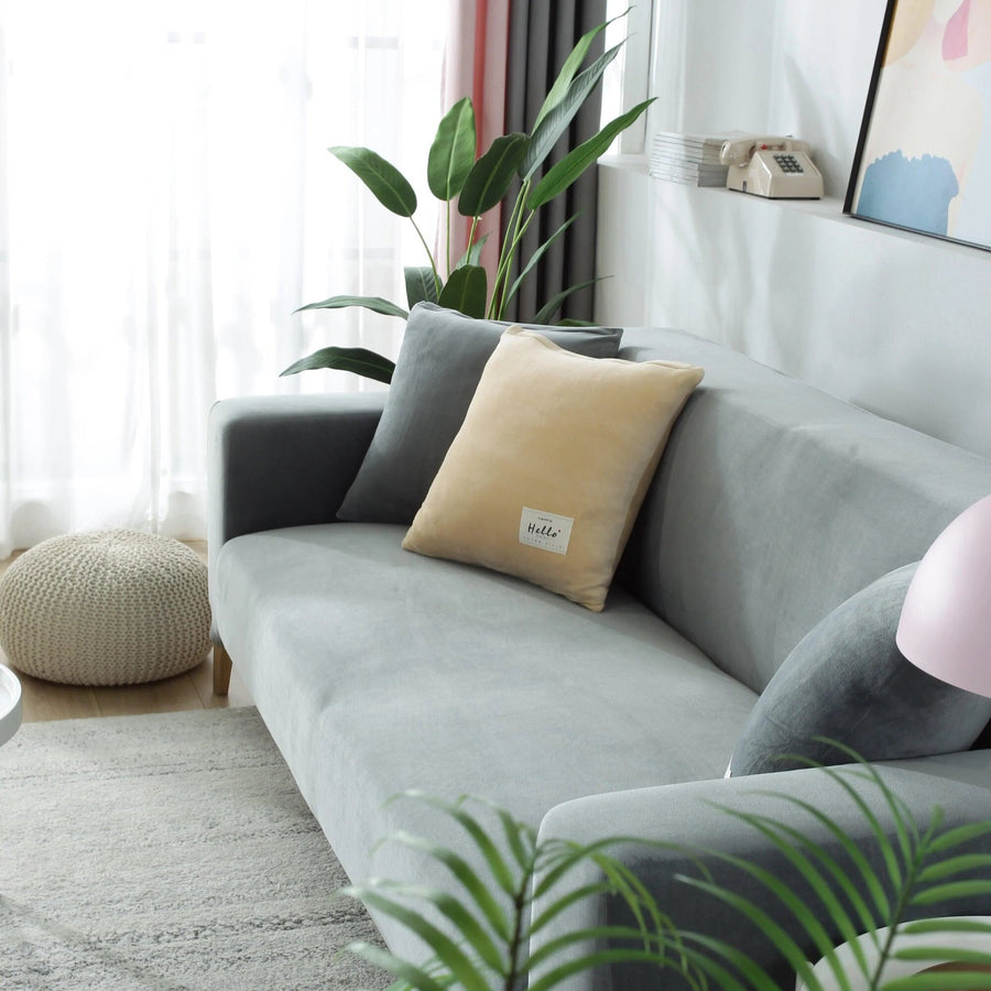 Sofa Cover – Velvet – Teal Deep