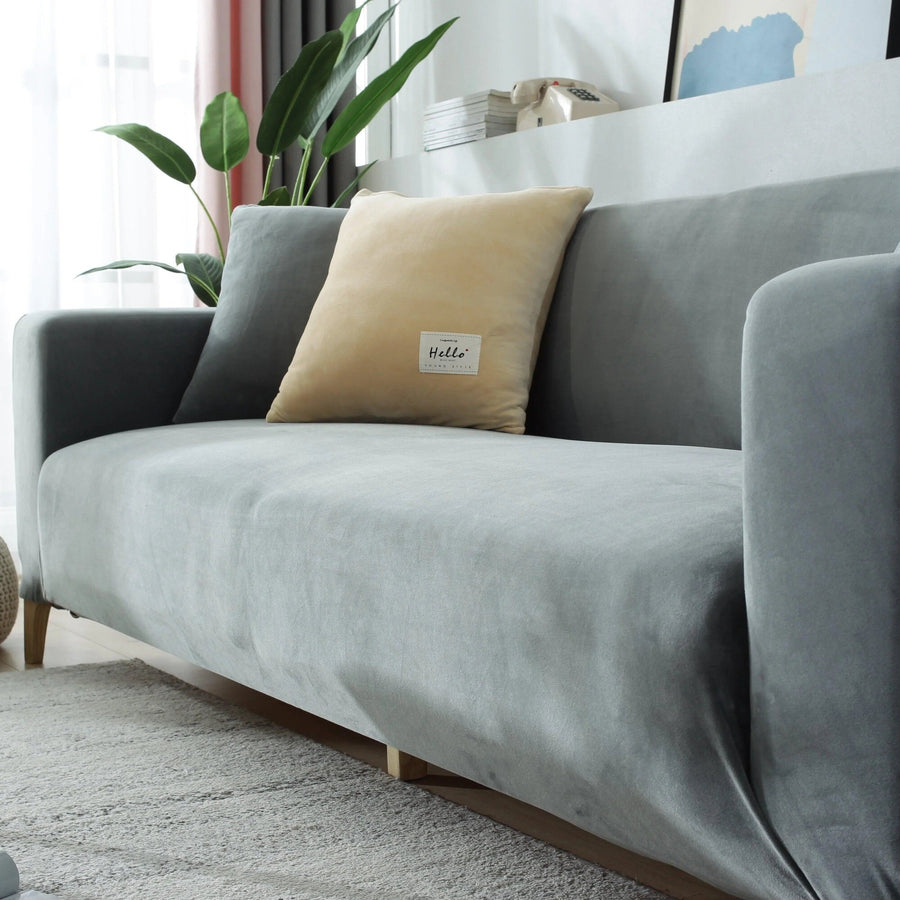 Sofa Cover – Velvet – Teal Deep