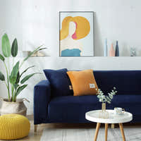 Sofa Cover – Velvet Plush – Midnight Navy