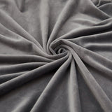 Sofa Cushion Cover – Velvet Plush – Charcoal