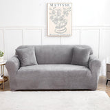 Sofa Cover – Velvet Smooth – Pearl Grey