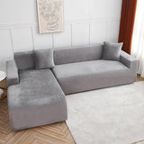 Sofa Cover – Velvet Smooth – Pearl Grey
