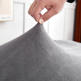 Sofa Cover – Velvet Smooth – Pearl Grey