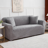 Sofa Cover – Velvet Smooth – Pearl Grey