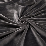 Sofa Cushion Cover – Velvet Plush Sectional – Charcoal