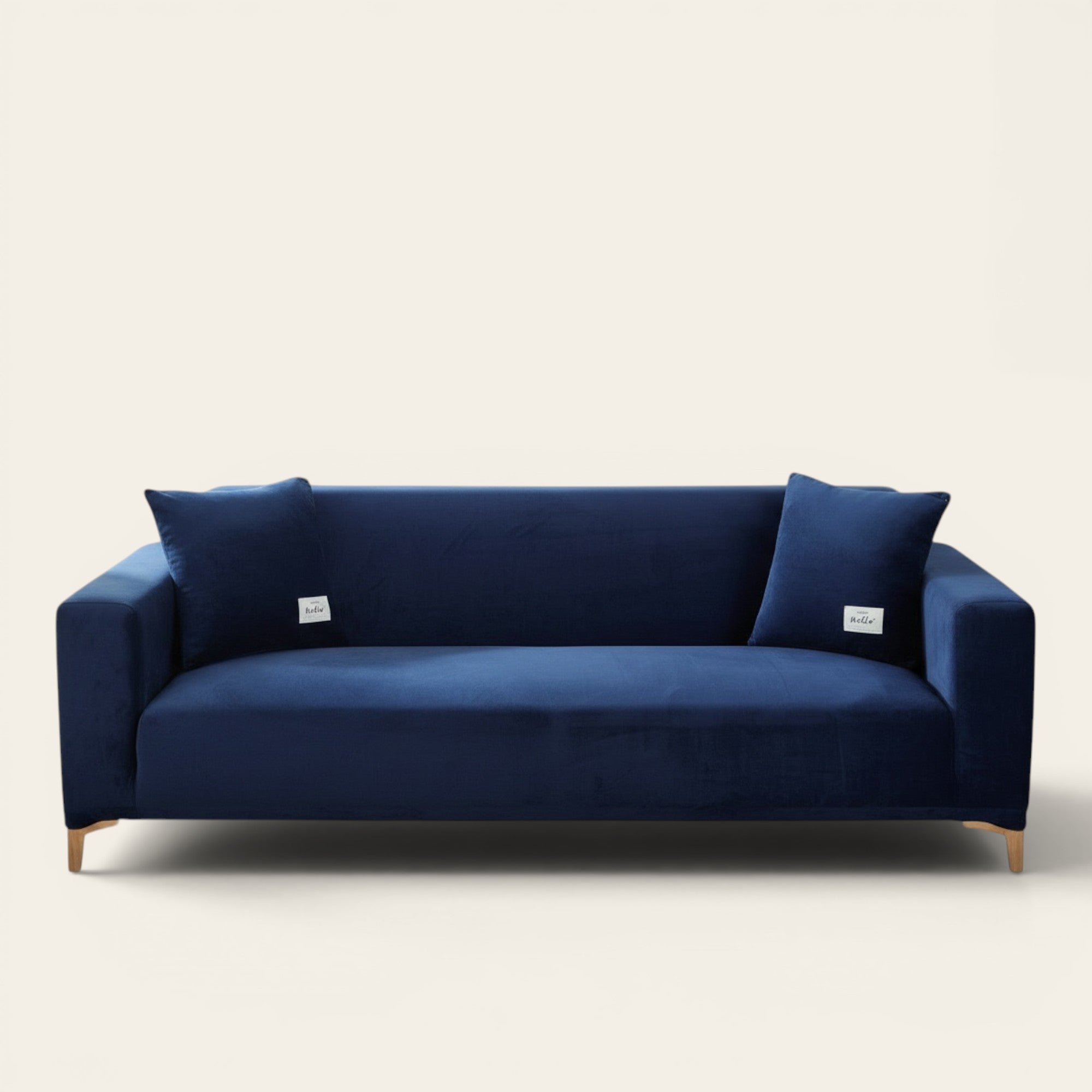 Sofa Cover – Velvet Plush – Midnight Navy