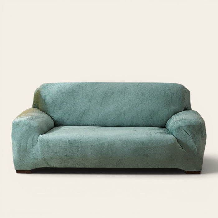 Sofa Cover – Velvet Plush – Sage Mist