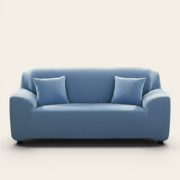 Sofa Cover – Velvet – Sky Mist