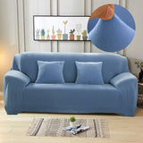 Sofa Cover – Velvet – Sky Mist