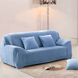 Sofa Cover – Velvet – Sky Mist