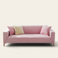 Sofa Cover – Velvet – Soft Blush