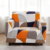 Sofa Cover – Vintage Geometric – Bouclé Sand