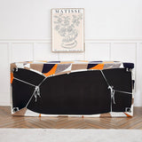 Sofa Cover – Vintage Geometric – Bouclé Sand