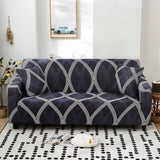 Sofa Cover – Wave Print – Midnight Navy