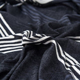 Sofa Cover – Wave Print – Midnight Navy