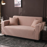 Sofa Cover – Jacquard – Soft Blush