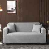 Sofa Cover – Jacquard – Pearl Grey