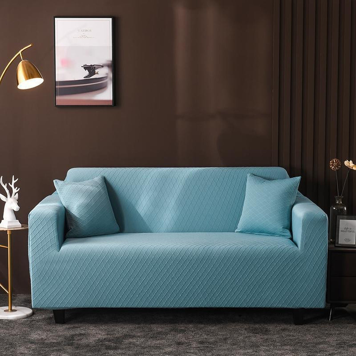 Sofa Cover – Jacquard – Sky Mist
