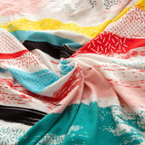 Sofa Cushion Cover – Abstract Brushstroke – Multicolor