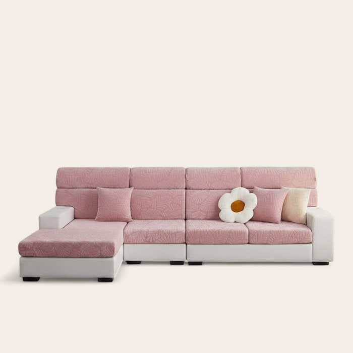 Sofa Cushion Cover – Bubble Plush – Soft Blush