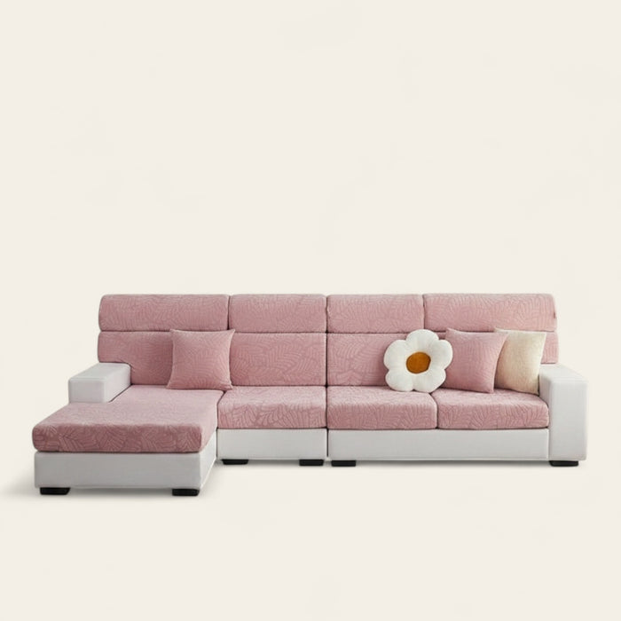 Sofa Cushion Cover – Bubble Plush – Soft Blush
