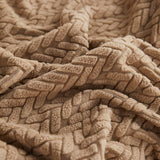 Sofa Cushion Cover – Corduroy Knit – Caramel