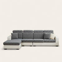 Sofa Cushion Cover – Corduroy Knit – Charcoal