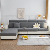 Sofa Cushion Cover – Corduroy Knit – Charcoal