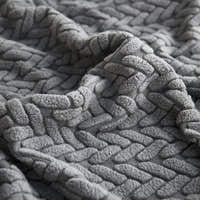 Sofa Cushion Cover – Corduroy Knit – Charcoal