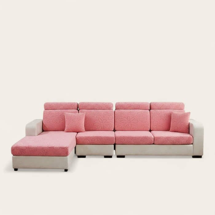 Sofa Cushion Cover – Corduroy Knit Compact – Soft Blush