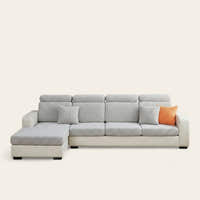 Sofa Cushion Cover – Corduroy Knit – Pearl Grey