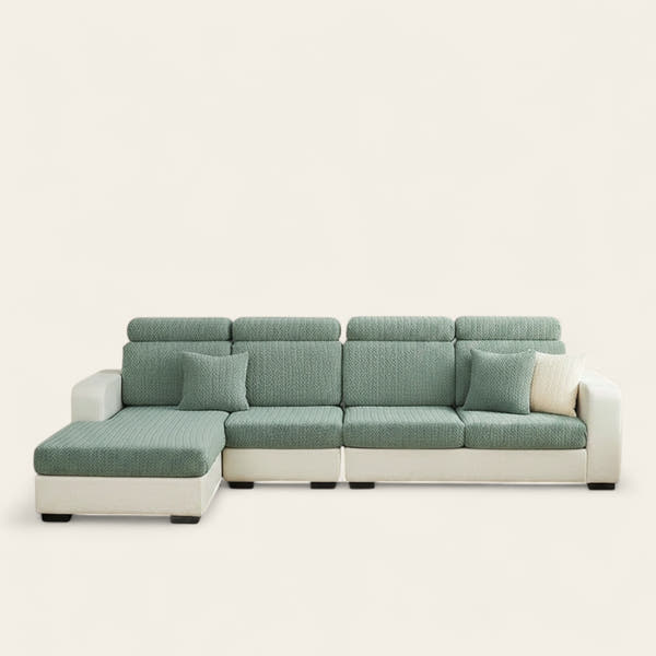 Sofa Cushion Cover – Corduroy Knit – Sage Mist