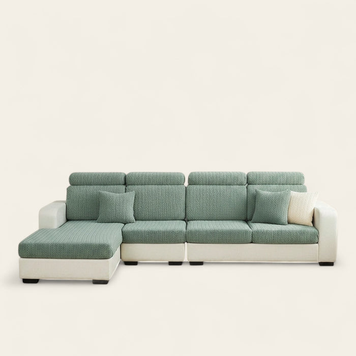 Sofa Cushion Cover – Corduroy Knit – Sage Mist